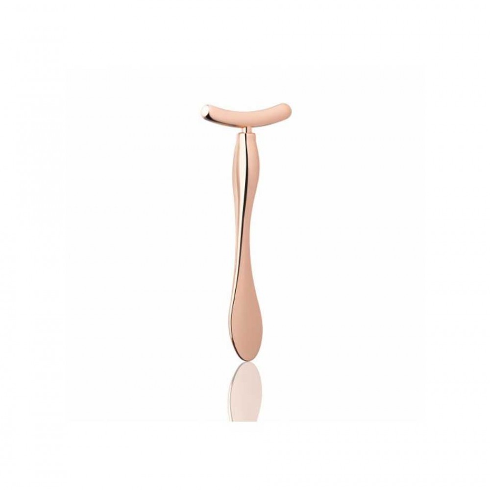 Т-образен масажор за лице, цвят розово злато 1 бр.