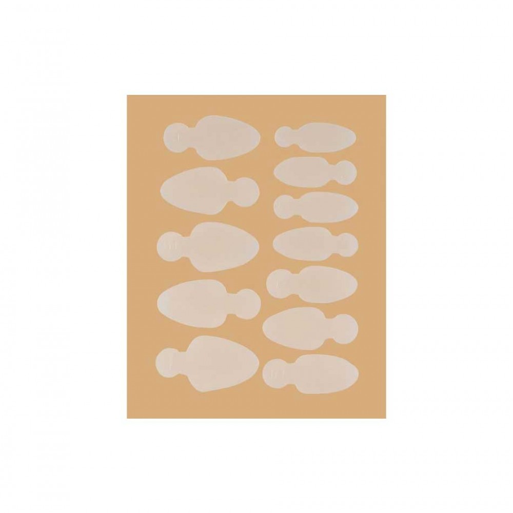 Шаблон за френски маниикюр с горни форми Long Oval  1 бр.