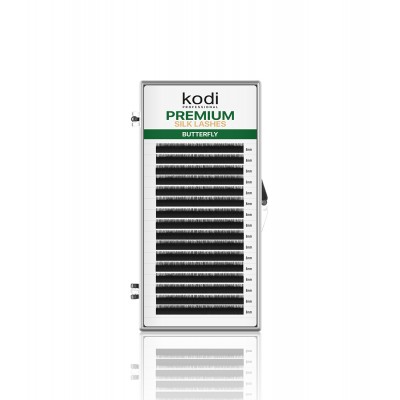 Мигли Butterfly Green C 0.07 (16 реда 13мм.) 1 бр.