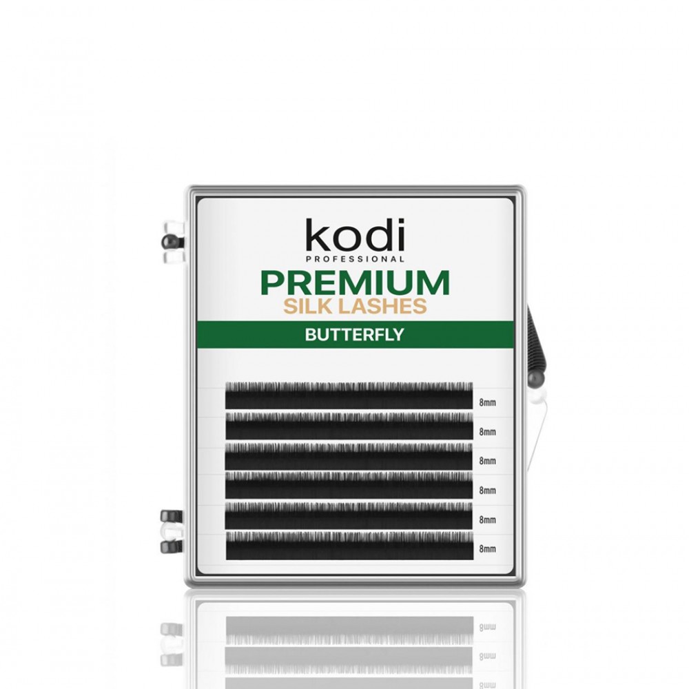 Мигли Butterfly Green B 0.07 (6 реда 9мм.) 1 бр.