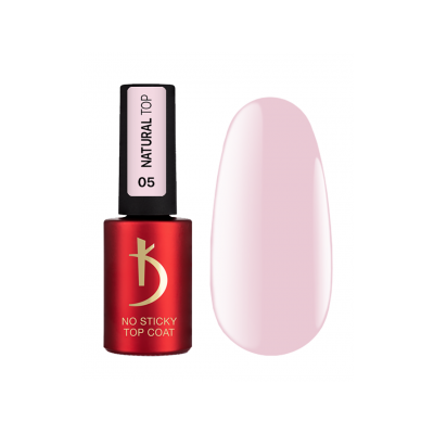 Топ покритие без лепкав слой Natural Top 05 7 мл  млечно бежово 1 бр.