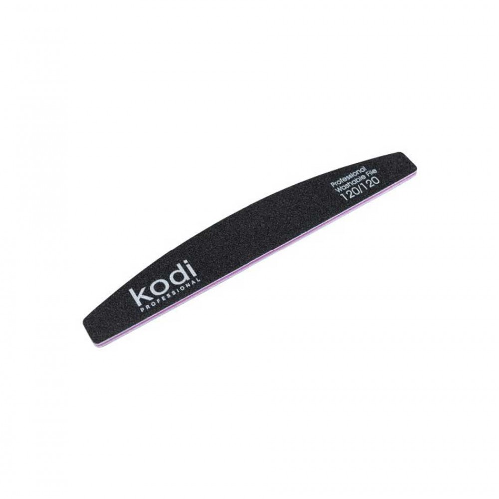 №35 Пила за нокти Полумесец 120/120 Washable черна 1 бр.
