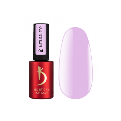 Топ покритие без лепкав слой Natural Top 04 7 мл  светъл люляк 1 бр.