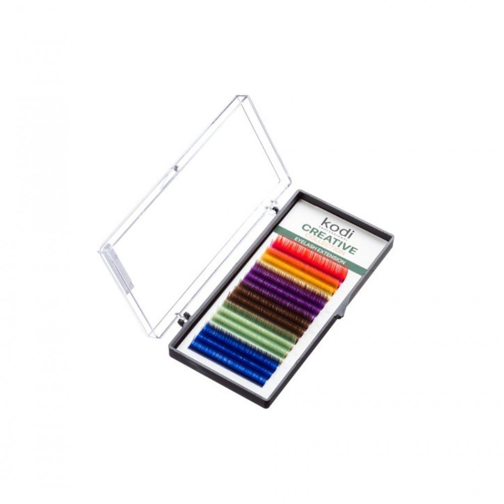 Мигли Creative Collection цветни C 0.07 (16 реда 12мм) 1 бр.