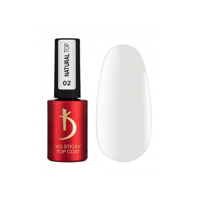 Топ покритие без лепкав слой Natural Top 02 7 мл  млечно 1 бр.