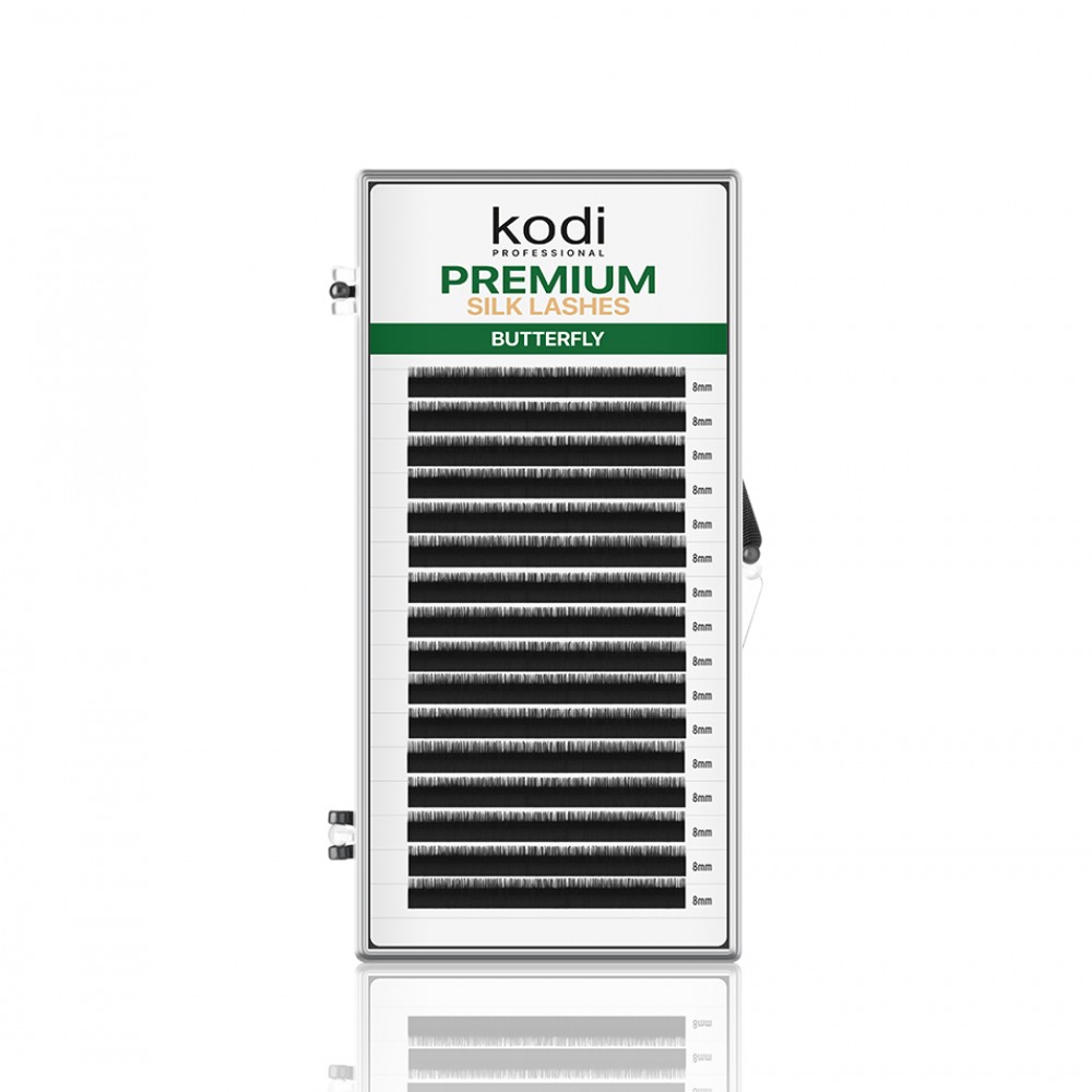 Мигли Butterfly Green B 0.10 (16 реда 8мм.) 1 бр.