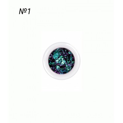 Пудра пигмент, люспички F01