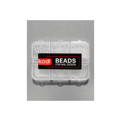Мъниста за дизайн на нокти Silver, сребърни