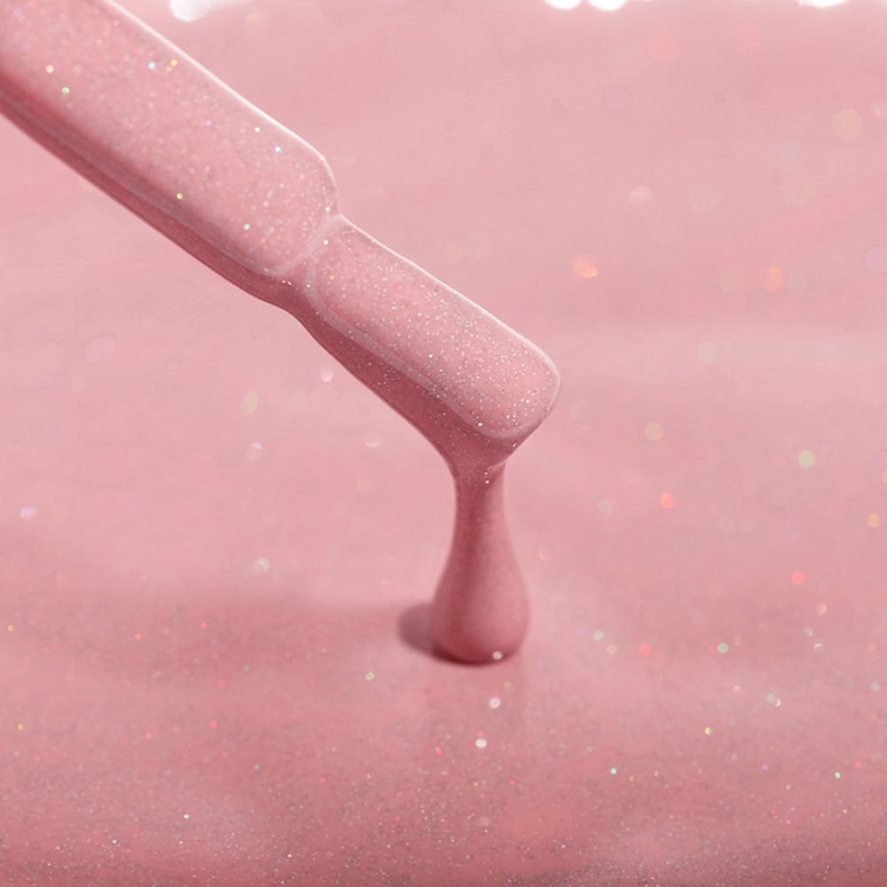 Гел лак №09 WS Розов люляк с фин холограмен блясък 7 мл.