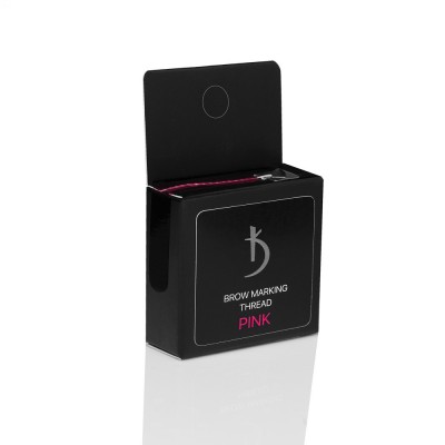 Конец за маркиране на вежди, розов, 10 м