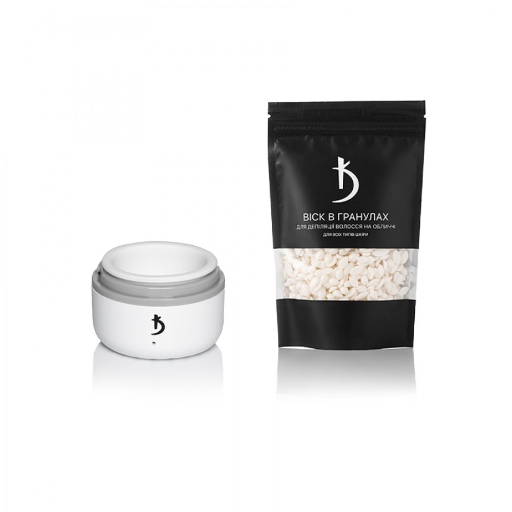 Комплект кола маска за лице и бял мини нагревател