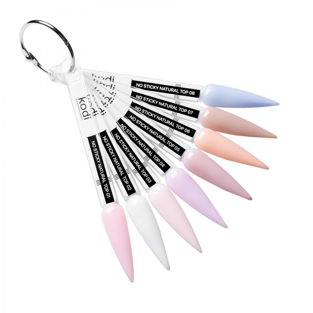 Топ покритие без лепкав слой Natural Top 03 7 мл  млечно розово 1 бр.