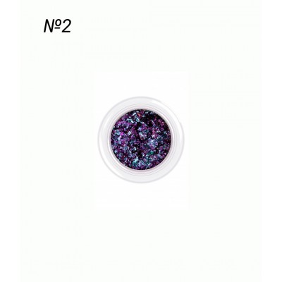 Пудра пигмент, люспички F02