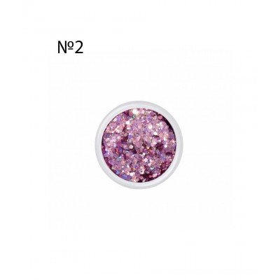 Сух брокат за нокти Brocade №02, 3 г