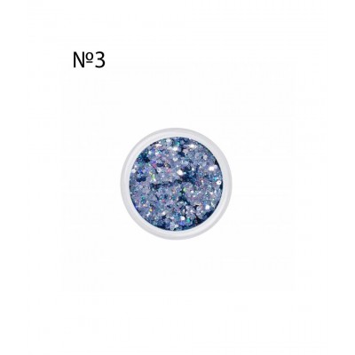 Сух брокат за нокти Brocade №03, 3 г