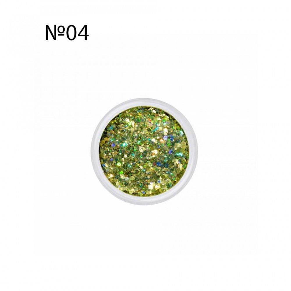 Сух брокат за нокти Brocade №04, 3 г