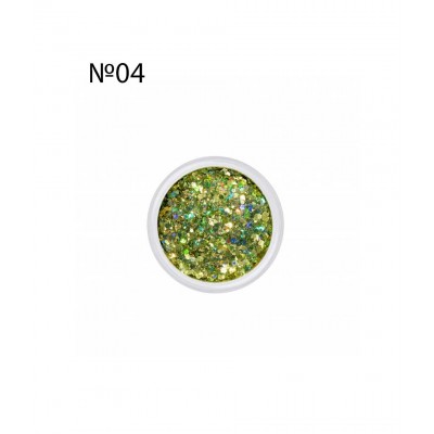 Сух брокат за нокти Brocade №04, 3 г