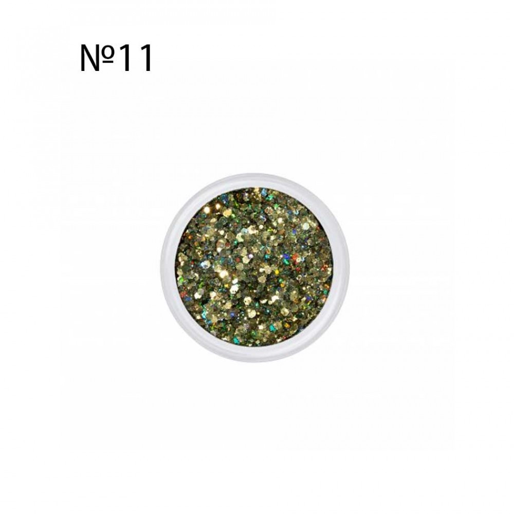 Сух брокат за нокти Brocade №11, 3 г