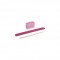 Комплект за маникюр за еднократна употреба (пила, блок пила, пръчица), цвят розов